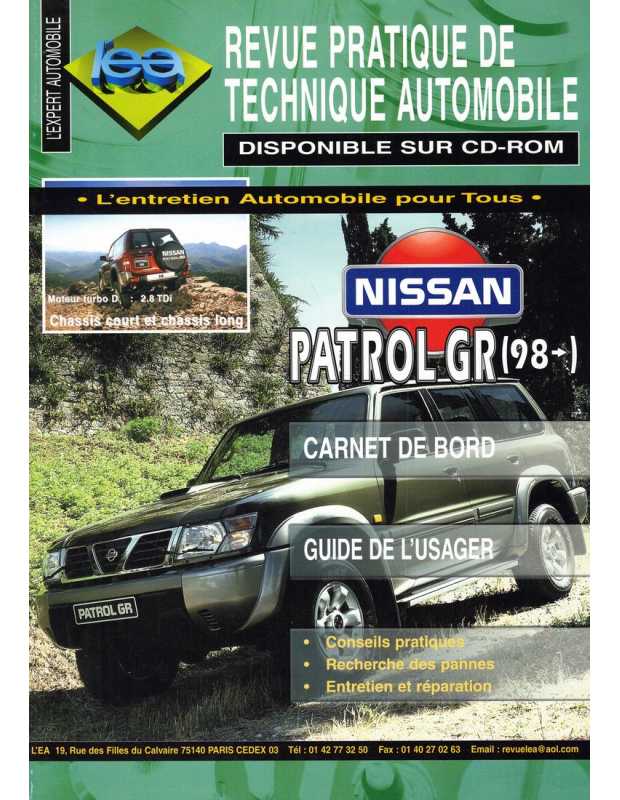 Revue Technique NISSAN PATROL GR 2.8 TDi | LEA PATROL |