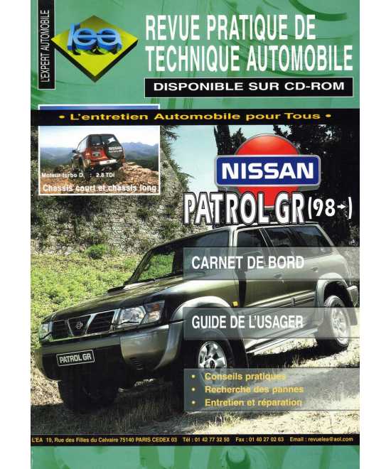 Revue Technique NISSAN PATROL GR 2.8 TDi | LEA PATROL |