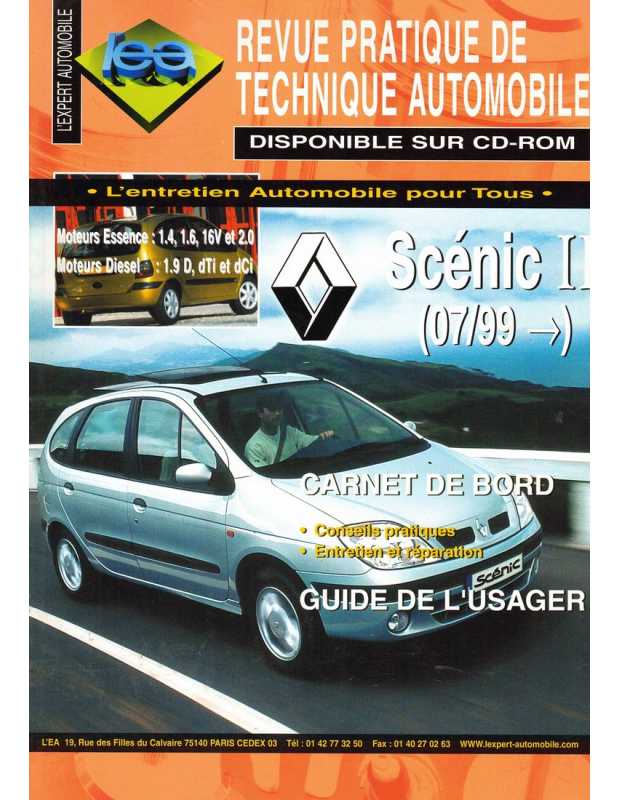 Revue Technique RENAULT SCENIC 2 | LEA SCENIC 2 |