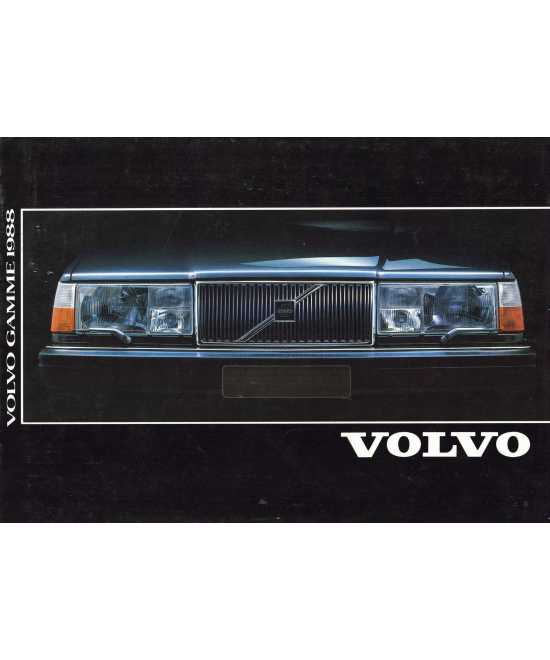 Brochure VOLVO Gamme 1988 (Français) | Volvo 35 |