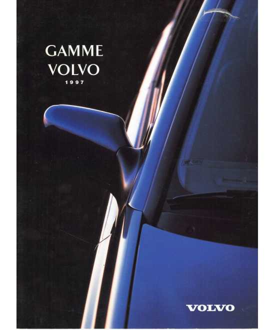 Brochure VOLVO Gamme 1997 (Français) | Volvo 36 |