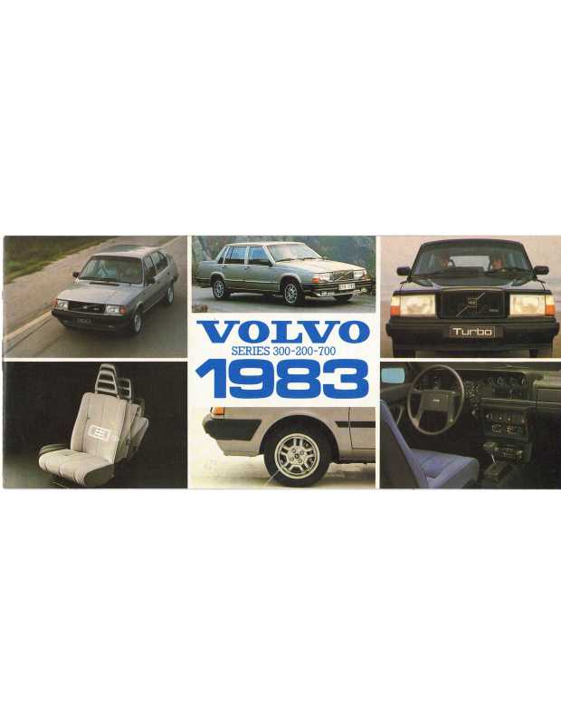 Brochure VOLVO Gamme 1983 (Français) | Volvo 38 |