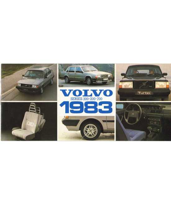 Brochure VOLVO Gamme 1983 (Français) | Volvo 38 |