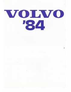 Brochure VOLVO Gamme 1984 (Français) | Volvo 39 |