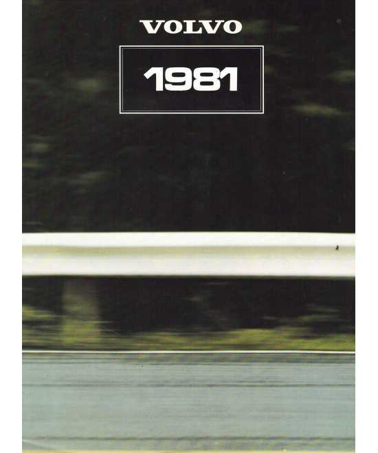 Brochure VOLVO Gamme 1981 (Français) | Volvo 26 |