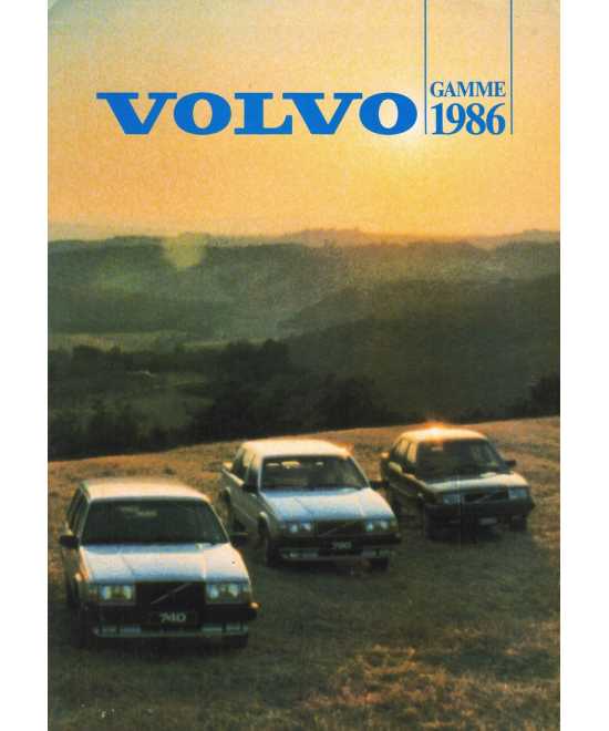 Brochure VOLVO Gamme 1986 (Français) | Volvo 28 |