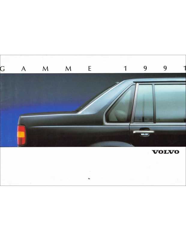 Brochure VOLVO Gamme 1991 (Français) | Volvo 31 |