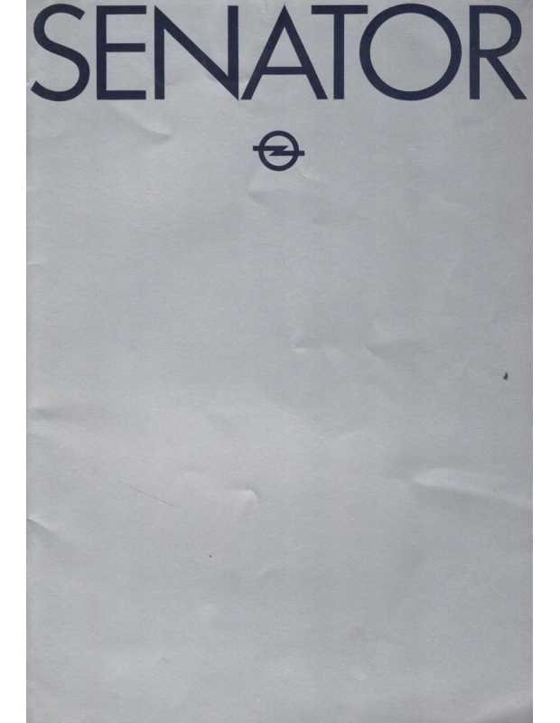 Brochure OPEL SENATOR 2.8lH et 3.0lE (1978) Français | OPEL 01 |