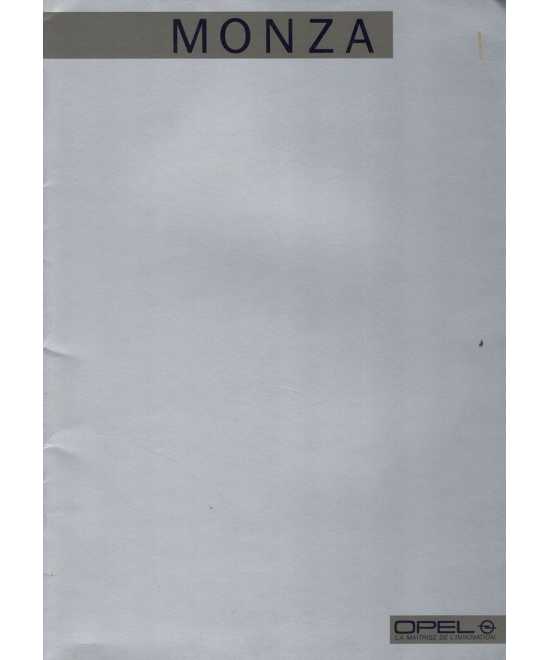 Brochure OPEL MONZA 2.2i, 2.5i et 3.0i (1984) Français | OPEL 04 |