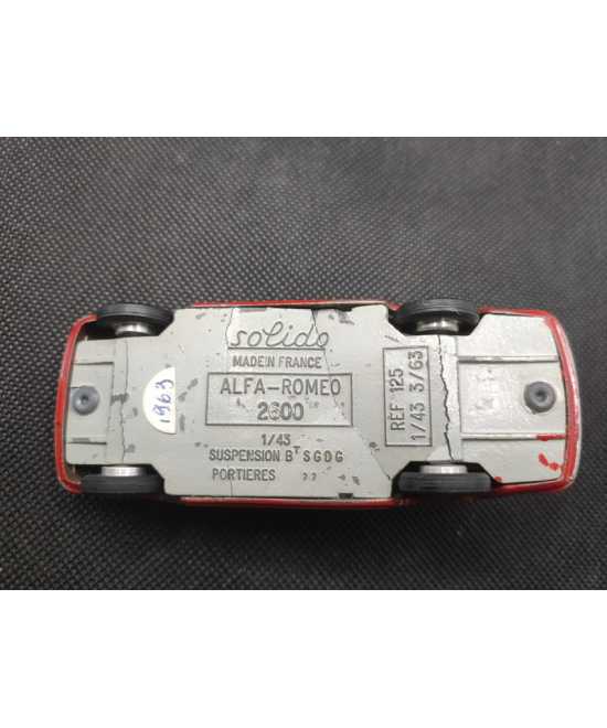 ALFA ROMEO 2600 N° 11 - SOLIDO - N° 125 - 1/43 | Alfa Romeo 2600 n°11 - 125 |