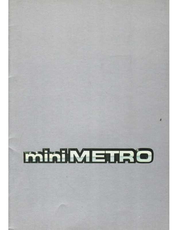 Brochure AUSTIN Mini METRO (Français) 1981 - y compris 1300S | AUSTIN 1 |