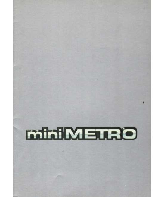 Brochure AUSTIN Mini METRO (Français) 1981 - y compris 1300S | AUSTIN 1 |