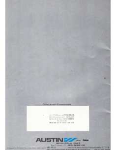 Brochure AUSTIN Mini METRO (Français) 1981 - y compris 1300 Automatique | AUSTIN 2 | 2