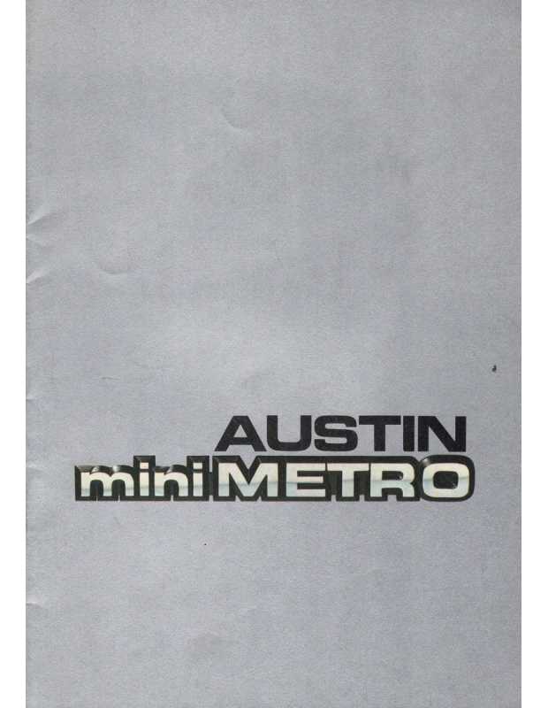 Brochure AUSTIN Mini METRO (Français) 1981 - y compris 1300 Automatique | AUSTIN 2 |
