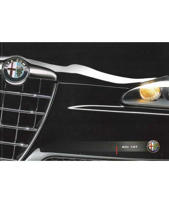 Brochure ALFA ROMEO 147 (2008) Français | Alfa 24   - Ref 04.9.4914.48-s |