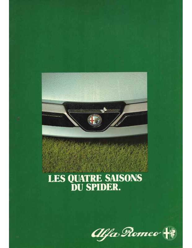 Catalogue ALFA ROMEO SPIDER 2.0l (Français) 1983 | Alfa 27 - Ref 832 153 |