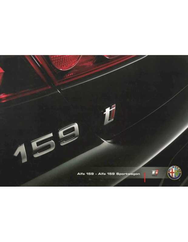 Dépliant ALFA ROMEO 159 Ti (Français) | Alfa 20 |