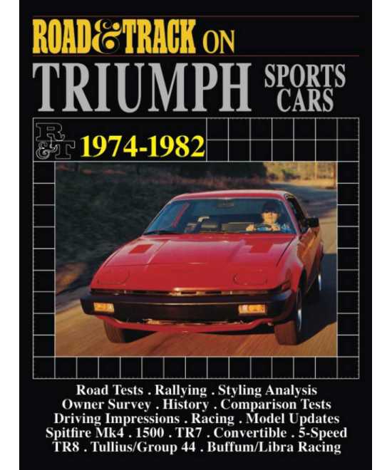 TRIUMPH Sports Cars 1974-1982 (Road & Track on) | 9780946489282 |