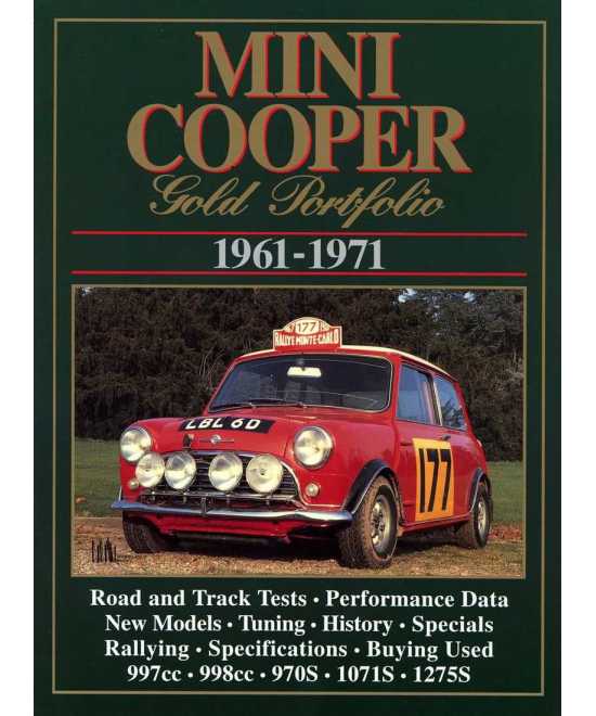 Mini Cooper 1961-1971 (Gold Portfolio) | 9781855200524 |