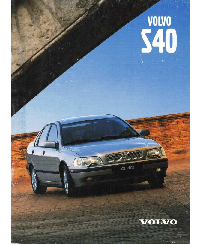 Brochure VOLVO S40 - Inclus T4 (Français) 1999 | Volvo 44 - Ref MS/PV 10471-99 |