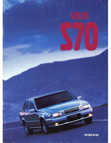 Brochure VOLVO S70 (Français) 1998 | Volvo 50 - Ref MS/PV 10081-98 |
