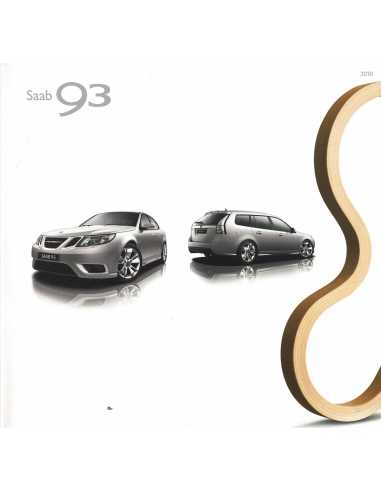 Brochure SAAB 93 Berline et Estate (Français) 2009