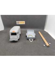 RENAULT 1000 KG FOURGON PTT AVEC REMORQUE - CIJ - N° 3 60 - 1/43 | Renault 1000Kgs fourgon PTT avec remorque - 3-60 | 2