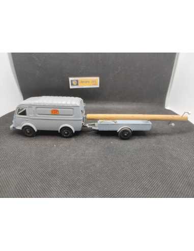RENAULT 1000 KG FOURGON PTT AVEC REMORQUE - CIJ - N° 3 60 - 1/43 | Renault 1000Kgs fourgon PTT avec remorque - 3-60 |