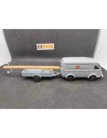 RENAULT 1000 KG FOURGON PTT AVEC REMORQUE - CIJ - N° 3 60 - 1/43 | Renault 1000Kgs fourgon PTT avec remorque - 3-60 |