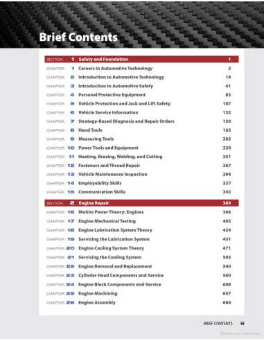 Fundamentals of Automotive Technology Principles and Practice (3ème édition) | 9781284230352 |