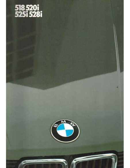 Brochure BMW 518 / 520i / 525i / 528i (1983) Français | BMW 97 - Ref: 3 11 05 09 30 2/83 VM |