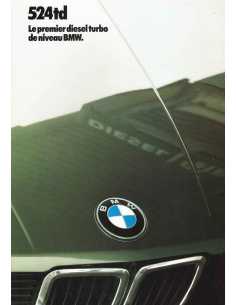 Brochure BMW 524td 115ch (1984) Français | BMW 100 - Ref: 411 05 11 30 2/84 VM |