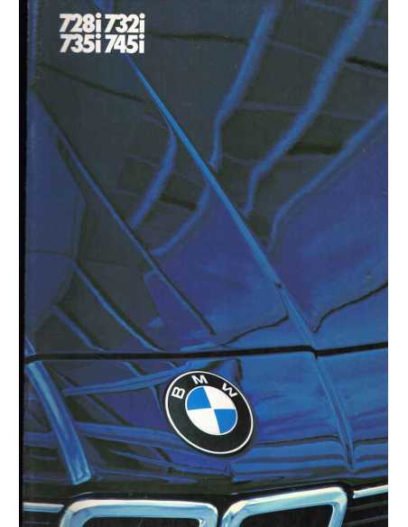 Brochure BMW 728i / 732i / 735i / 745iA (1983) Français | BMW 104 - Ref: 3 11 07 05 30 2/83 VM |