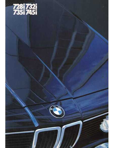 Brochure BMW 728i / 732i / 735i / 745iA (2/1982) Français | BMW 103 - Ref: 2 11 07 02 30 2/82 VM |