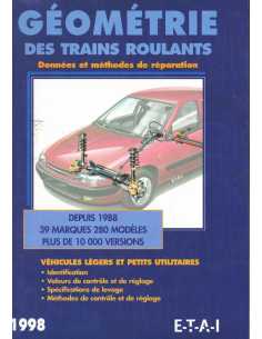 Géométrie des trains roulants (1998) Véhicules légers et petits utilitaires | 9782726883921 |