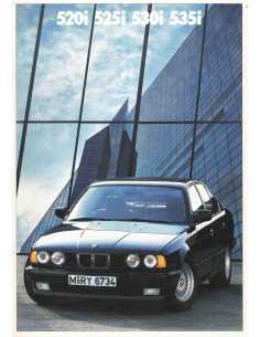 Catalogue BMW Série 5 (520i / 525i / 530i et 535i) 1988 | BMW 120 - Ref: 8 11 05 01 30 1/88 VM |