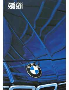 Brochure BMW 728i / 732i / 735i / 745iA (01/1983) Français | BMW 122 - Ref: 3 11 07 01 30 1/83 VM |