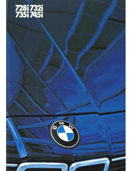 Brochure BMW 728i / 732i / 735i / 745iA (01/1983) Français | BMW 122 - Ref: 3 11 07 01 30 1/83 VM |