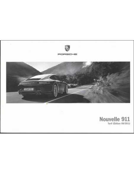 Catalogue Tarif PORSCHE 911 Carrera et Carrera S (09/2011) Français | PORS04 - Ref: WVK 195 130 98 F/WW |
