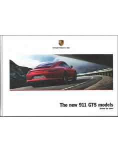 Catalogue PORSCHE 911 Carrera GTS (01/2017) Anglais | PORS11 - Ref: WSLM1701000120 EN/WW |