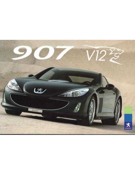 Brochure PEUGEOT 907 V12 (2004) Anglais | PEU58 - |