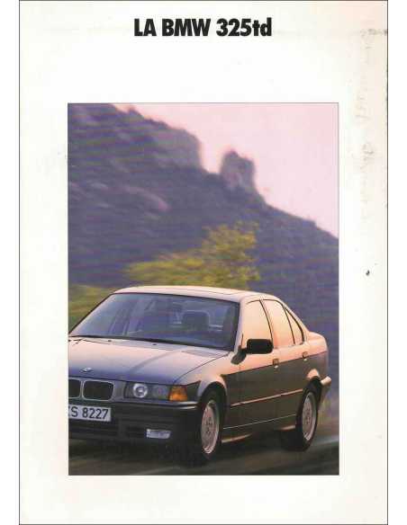 Brochure BMW 325 td 115cv (1992) Français | BMW 132 - Ref: 2 11 03 11 30 1/92 VM |