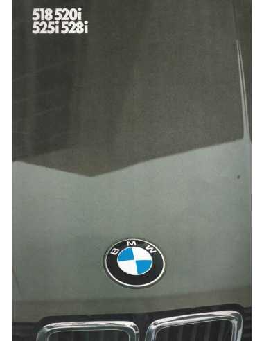 Affiche BMW Série 5 (518 / 520i / 525i / 528i) 1983 | BMW 131 - Ref: 3 11 05 13 30 2/83 VM |