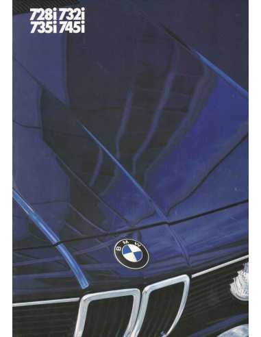 Dépliant BMW 728i / 732i / 735i / 745i (1/1982) Français | BMW 130 - Ref: 2 11 07 15 30 1/82 VM |