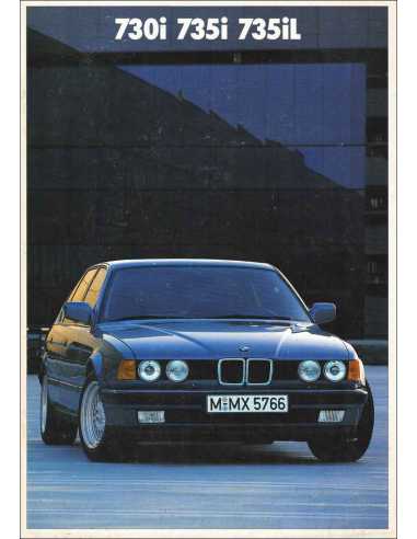Catalogue BMW Série 7 (730i / 735i / 735iL) 1986 | BMW 129 - Ref: 6 11 07 03 30 2/86 VM |