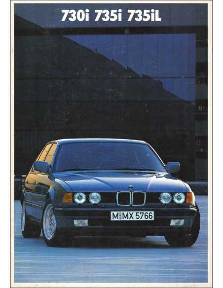 Catalogue BMW Série 7 (730i / 735i / 735iL) 1986 | BMW 129 - Ref: 6 11 07 03 30 2/86 VM |