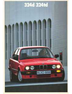 Brochure BMW 324D et 324TD (1989) Français | BMW 127 - Ref: 9 11 03 13 30 2/89 VM |
