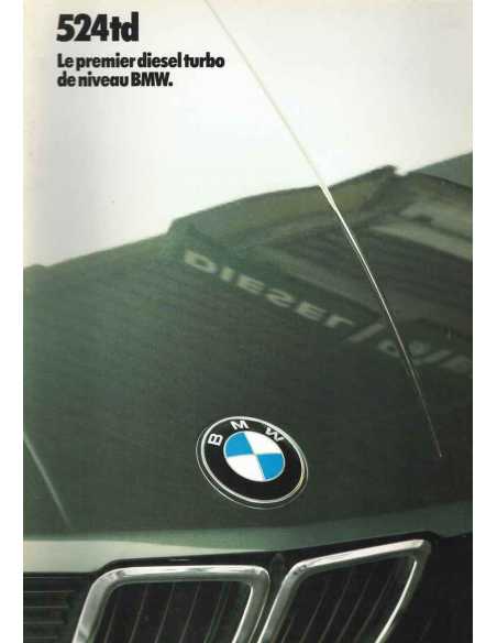 Brochure BMW 524td 115ch (1983) Français | BMW 126 - Ref: 3 11 05 11 30 2/83 VM |