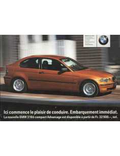 Plaquette BMW 316ti Compact Advantage | BMW 141 - Ref: 98 11 5 305 321 |