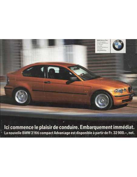Plaquette BMW 316ti Compact Advantage | BMW 141 - Ref: 98 11 5 305 321 |